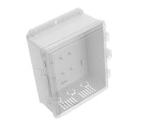 iplusmile Boîte Jonction Électrique Extérieure Étanche avec Couvercle Transparent Boîtier Gestion Câbles Large Capacité pour Protection Électriques Installation Facile et