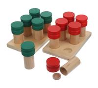 iplusmile Boîte Sensorielle Montessori Bois avec Bouteilles Parfumées Éducatif Intéressant pour Garçon Fille et Tout Petits Matériel Apprentissage pour Éveil et Observation