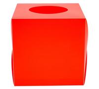 iplusmile Boite Tirage Sort Boîte à Billets Rouge en Plastique Ouverture Ronde Collecte de Dons Facile à Utiliser et Transporter pour Tombola et Jeux de Fête