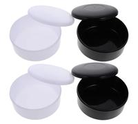 iplusmile Boîtes de Rangement pour Pièces de Go en Plastique, 4 Pièces, Format Compact et Léger, Couvercle Étanche, pour Jeux de Société et Transport Facile