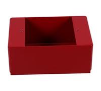 iplusmile Boîtier de Sécurité à Bouton Brise-vitre en Acier de Couleur Rouge, Installation Facile, Design Multifonctionnel pour Bureau et Installations Diy, Protection Bouton D'appel