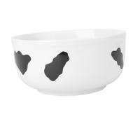iplusmile Bol à Salade Céramique Motif Vache Bol Fruit Grand Format Stable et Débordement Maison Facile à Nettoyer