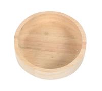 iplusmile Bol en Bois pour Hamster Et Chinchilla, Mangeoire d'alimentation Résistante à l'usure, Petite Taille en Chêne Naturel, Accessoire Domestique pour Petits Rongeurs