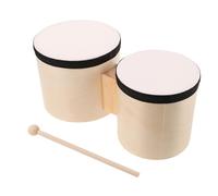 iplusmile Bongos Bois pour Débutants Tambours à Main et Portables pour Éducation Musicale et Performances de Danse