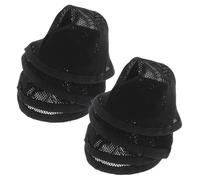 iplusmile Bonnet De Postiche En Filet Élastique Noir 10pcs Pour Femmes Et Hommes Accessoires De Cheveux Pour Tissage Et Extensions En Maille Pour Fêtes Et Mariages