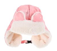 iplusmile Bonnet d'hiver Garçon et Filles Chaud avec Doublure en Fourrure Cache-Oreilles Coupe-Vent et Masque Facial Intégré Taille Ajustable pour Ski et Activités Hivernales par Temps