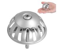 iplusmile Bouchon de Vidange Urinoir en Acier Inoxydable, Crépine Anti-odeur pour Urinoir Homme, Filtre Passoire Inox Solide, Accessoire Salle de Bain Anti-bouchage, Installation Facile,