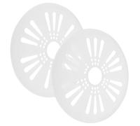 iplusmile Bouchon Essoreur pour Machine à Laver 2 Pièces en Abs Blanc, Accessoire de Protection pour Séchage Rapide et Installation Facile, Diamètre 24 Cm