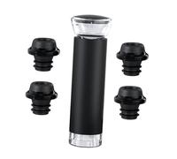 iplusmile Bouchon Vin Sous Vide avec Pompe de Bouchons Silicone Rouge Cache Bouteille Vin Hermétique pour Conservation et