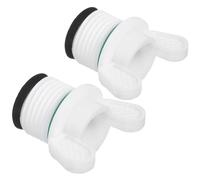 iplusmile Bouchons pour Bouillottes Portables 2 Pièces en Pp Blanc, Faciles à Transporter Ranger, Adaptés pour Diamètre 20 Mm, Usage la Cuisine
