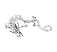 iplusmile Boucles D'oreilles Dragon Clip En Métal Ancien Style Punk, Manchette D'oreille Sans Piercing Pour Femmes, Accessoire Esthétique Léger Pour Sorties Et Fêtes, Design Géométrique Dragon Unique