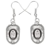 iplusmile Boucles d'Oreilles Pendantes Chapeau Cowgirl Western pour Femmes Accessoires Western en Légères et Confortables pour Cosplay et Fête Élégantes et Amusantes