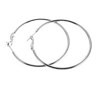 iplusmile Boucles Oreilles Créoles Larges Plaqué Légères Hypoallergéniques Anneaux Épais et Élégants pour Femmes Bijoux de Fête et Mariage