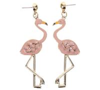 iplusmile Boucles Oreilles Flamant Pendantes Femmes Décorations Légères Peintes Cadeau Fête Anniversaire Couleur Aléatoire Couleur Aléatoire