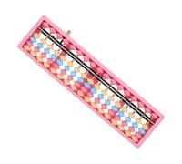 iplusmile Boulier Éducatif pour Garçon Fille Rangées Perles Colorées Mathématique Plastique Apprentissage des Chiffres et Motricité Fine École et Maison
