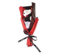 iplusmile Bouquet De Remise De Diplômes Petit Ours De Remise De Diplômes Ours en Peluche Artificiel Bouquet en Peluche d'ours Diplômé Saison De Remise des Diplômes Arrangements Floraux