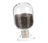 iplusmile Bouteille d'Échantillon Ronde Transparente en Verre 1Pc Flacon de d'Échantillons Matériau en Verre Étanche pour Laboratoire pour Stockage et