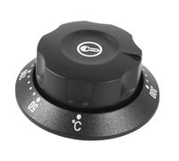 iplusmile Bouton de Thermostat de Four Noir en Plastique Léger Plage de Réglage 50-300℃, Remplacement Précis pour Cuisinières et Friteuses Électriques