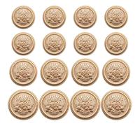 iplusmile Boutons Métal Style Britannique 16 Pièces pour Manteau Veste Couture 3 Tailles Différentes Décoration Créations DIY