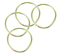 iplusmile Bracelet Jelly Bangle Silicone Scintillant pour Fille Design Paillettes Intégrées et Léger pour Sorties Casual et Événements Formels