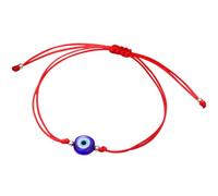 iplusmile Bracelet Le Mauvais Œil En Fil Rouge Réglable Tressé, Bijou De Protection Mixte, Cordon Rouge Double Brin Adapté Pour Usage Quotidien Et Présent