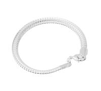 iplusmile Bracelet Serpent Argenté Réglable pour Femme Boho Design Serpent Plat Élégant Accessoire Mode Cadeau pour Filles et Femmes