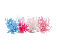 iplusmile Branches Coralliennes Artificielles pour Aquarium Décor Récifal en Plastique 4 Pièces Décorations Coralliennes pour Aménagement Paysager D’Aquarium D’Eau Douce et Marine Modèle
