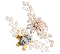 iplusmile Bride Shoe Clips Women Shoe Buckle Pearl Rhinestone Decorations For High Heels Wedding Party Accessories Pair