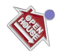 iplusmile Broche Agent Immobilier Élégante En Métal Doux Pour Peau, Épingle Véritable Maison, Accessoire Vestimentaire Polyvalent Pour Vêtements Et Paquet