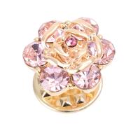 iplusmile Broche Fantaisie de Rose Cristal, Épingle à Décolleté Créative, Petite Broche pour Femme, Accessoire de Vêtement Élégant, pour Cardigan et Chemise