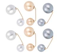 iplusmile Broche Perle Simulée Épingles De Sûreté En Alliage Décoratives Pour Femmes Et Filles Usage Vêtements Jupes Pulls Cardigans Taille Mixte Lot De 6 Pièces