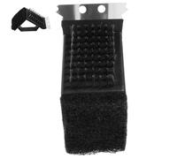 iplusmile Brosse de Nettoyage Barbecue avec Brosse à Fil Droit Angle pour Huile et Portable pour Nettoyer Grills et Fours Bbq