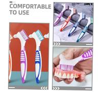 iplusmile Brosse D'entretien Pour Prothèses Dentaires Double Face 8 Pièces Couleurs Assorties Brosses Petites Souples Nettoyage Soins Quotidiens Santé Bucco-dentaire Utilisateurs Adultes