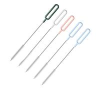 iplusmile Brosse en Nylon pour Biberon Bébé 5pcs Design Fin Nettoyage des Pailles et Bouteilles à Domicile Couleur Aléatoire