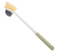iplusmile Brosse Exfoliante Corps et Pieds à Long Manche 14 Pouces Double Face Poils Doux pour Gommage et Nettoyage en Bain pour Usage Quotidien