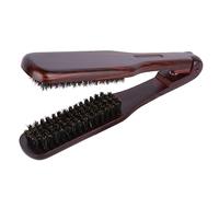 iplusmile Brosse Lissante à Pince Et Poils Dense Outil De Coiffure Pour Cheveux Fins Épais Peigne à Lisser Cheveux Usage Maison Salon