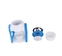 iplusmile Broyeur Glace Manuel Mini PP pour Glace Pilée Délicate Machine à Slushies et Smoothies Facile à Utiliser et Nettoyer Portable pour Maison été Bleu