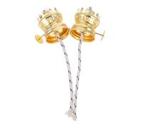 iplusmile Brûleur de Lampe à Huile Rétro avec Mèches 2 Pièces Alliage de Zinc Solide Accessoire pour Lampes à Pétrole Vintage Utilisation Facile Décoration Maison
