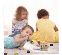 iplusmile Busy Board Éducatif Bois pour Garçon Fille Jeu Sensoriel de Circuit Développement Cognitif et Coordination Montessori Dapprentissage Pratique