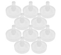 iplusmile Butées en Caoutchouc Blanc pour Contacteur de Pédale de Frein et Embrayage, Lot de 10 Pièces Montage Facile, Accessoires pour Véhicules