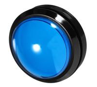 iplusmile Buzzer de Jeu Répondeur Digital avec Gros Boutons Lumineux et Alarme Sonore Électronique sans Pile Couleur Bleue avec Lumière Aléatoire pour Concours et Jeux Couleur Aléatoire