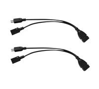 iplusmile Câble Convertisseur USB OTG Micro USB Lot de 2 Pièces en PVC et Cuivre Noir Compatible pour Appareils Mobiles et Tablettes
