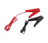 iplusmile Câble De Connexion pour Clôture Électrique Clips Crocodiles Lot De 2 Câbles Polypropylène Rouge Et Noir Installation Extérieure pour Clôture Solaire Et Protection Animale