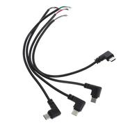 iplusmile Câble USB Type-c à 4 Broches Mâle Coudé 90 Degrés 0,25 m PVC Solide pour Alimentation Et Transfert De Données Câblage Court Usage Polyvalent Secteur Électronique