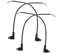 iplusmile Câble USB Type-c à 4 Broches Mâle Coudé 90° PVC 0,25 m pour Alimentation Et Transfert De Données - Lot De 4 Câbles Courts Polyvalents - Usage Bricolage Et Espace Restreint