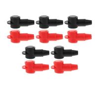 iplusmile Cache de Bornes de Batterie Isolant en Pvc 10 Pièces, Protège Bornier à Barrière pour Prolonger la Durée de Vie Batterie, pour Maison et Lieux Publics