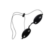 iplusmile Cache-œil de Sécurité UV Ajustable en TPU Noir, Masque LED pour Procédures Cosmétiques, Protection Contre Lumières Bleue et Rouge, Ergonomique pour Différents Visages