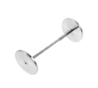 iplusmile Cache Trou de Serrure Acier Inoxydable Protection Effraction pour Porte Couvre Trou Décoratif Facile à Installer Plaque Métallique pour Poignée