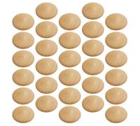 iplusmile Cache-vis en Bois Rond 50 Pièces Bouchons pour Trous de Vis à Bois 25x20 Mm Finition Escalier et Meubles Couvre-trous Décoratif pour Rénovation et Bricolage Protection Solide