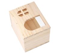 iplusmile Cachette en Bois pour Cochons d'Inde et Petits Animaux Plusieurs Compartiments, Décor Délicat et Environnement Sûr Maison